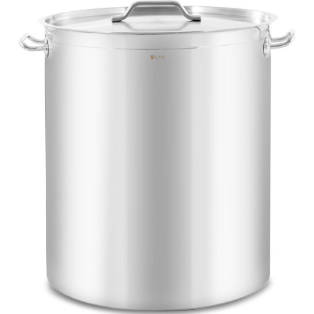 Plieninis puodas su matavimo dangteliu elektrinei dujinei indukcinei viryklei 115 l