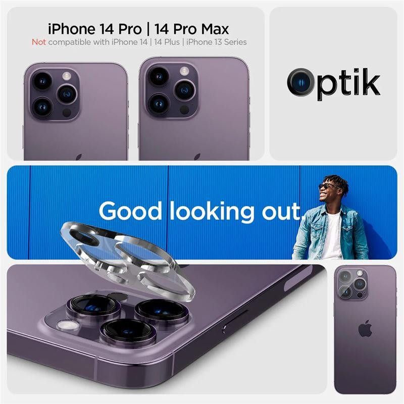 Spigen Optik.tR kameros apsauga iPhone 14 Pro / 14 Pro Max - skaidri 2 vnt.