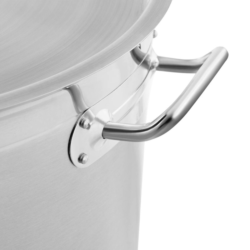 Plieninis puodas su matavimo dangteliu elektrinei dujinei indukcinei viryklei 115 l