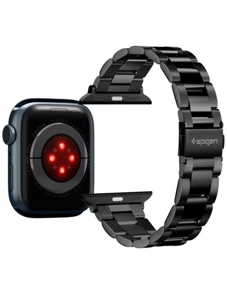 Spigen Modern Fit apyrankė, skirta Apple Watch 4/ 5/ 6/ 7/ 8/ 9/ SE (38/ 40/ 41 mm) – juoda Spigen Modern Fit apyrankė, skirta Apple Watch 4/ 5/ 6/ 7/ 8/ 9/ SE (38/ 40/ 41 mm) – juoda