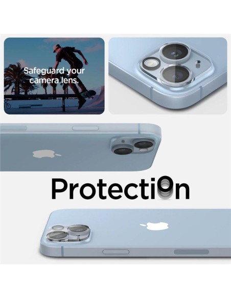 Spigen Optik.tR kameros apsauga iPhone 14 / 14 Plus - permatoma 2 vnt. Spigen Optik.tR kameros apsauga iPhone 14 / 14 Plus - permatoma 2 vnt.