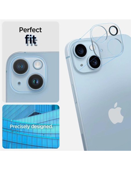 Spigen Optik.tR kameros apsauga iPhone 14 / 14 Plus - permatoma 2 vnt. Spigen Optik.tR kameros apsauga iPhone 14 / 14 Plus - permatoma 2 vnt.