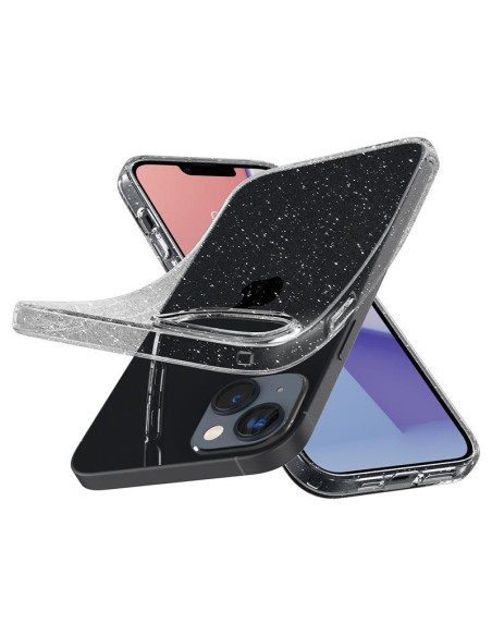 Spigen Liquid Crystal dėklas iPhone 14 - skaidrus ir blizgantis Spigen Liquid Crystal dėklas iPhone 14 - skaidrus ir blizgantis