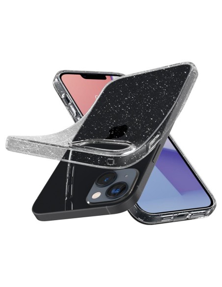 Spigen Liquid Crystal dėklas iPhone 14 - skaidrus ir blizgantis Spigen Liquid Crystal dėklas iPhone 14 - skaidrus ir blizgantis