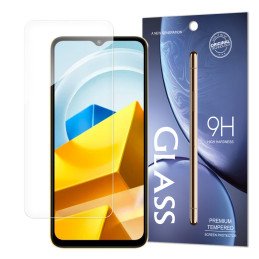 Grūdintas stiklas Xiaomi Poco M5 grūdintas stiklas, kietumas 9H (pakuotė - vokas)