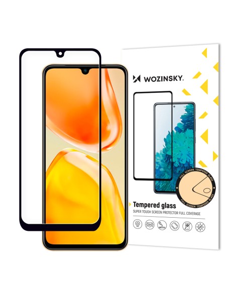 Wozinsky Full Glue grūdintas stiklas Vivo X80 Lite / V25 per visą ekraną su juodu rėmeliu (tinka dėklui) Wozinsky Full Glue grūdintas stiklas Vivo X80 Lite / V25 per visą ekraną su juodu rėmeliu (tinka dėklui)