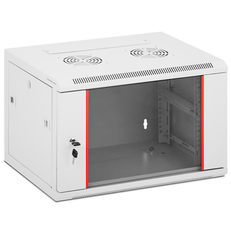 RACK serverio spintelės pakabinamas patch laidas 19'' 6U IP20 iki 75 kg 54x40x35 cm