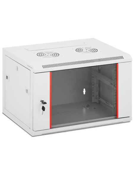 RACK serverio spintelės pakabinamas patch laidas 19'' 6U IP20 iki 75 kg 54x40x35 cm