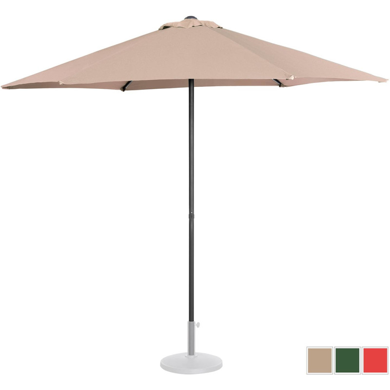 Apvalus terasos skėtis sk. 270 cm kremas