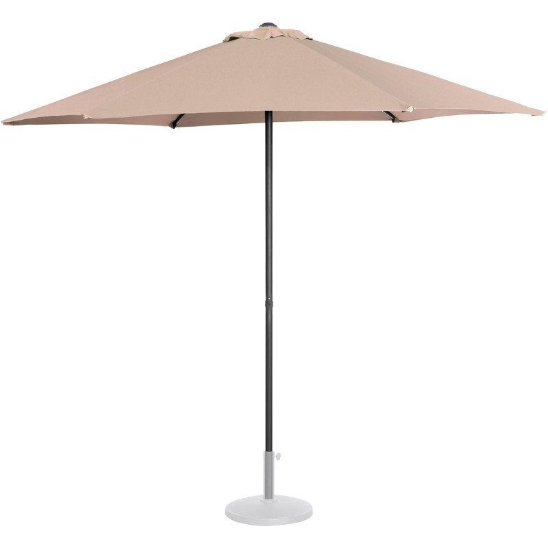 Apvalus terasos skėtis sk. 270 cm kremas