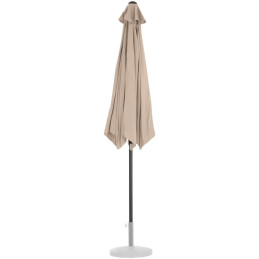 Apvalus terasos skėtis sk. 270 cm kremas
