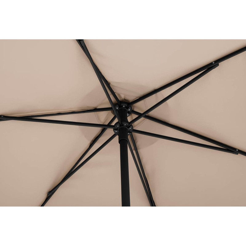 Apvalus terasos skėtis sk. 270 cm kremas