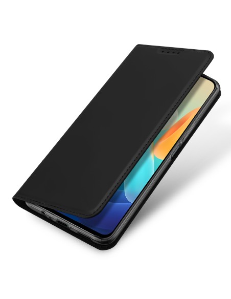 Dux Ducis Skin Pro Case Vivo Y16 / Y02s piniginės dėklo dangtelis su atverčiamu juodu Dux Ducis Skin Pro Case Vivo Y16 / Y02s piniginės dėklo dangtelis su atverčiamu juodu