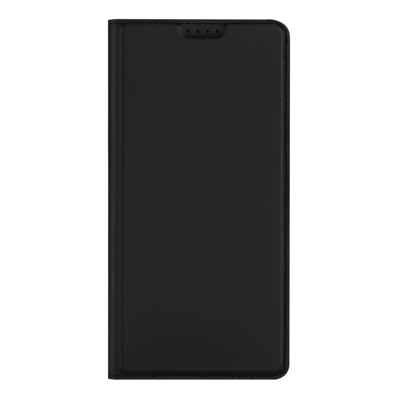 Dux Ducis Skin Pro Case Vivo Y16 / Y02s piniginės dėklo dangtelis su atverčiamu juodu