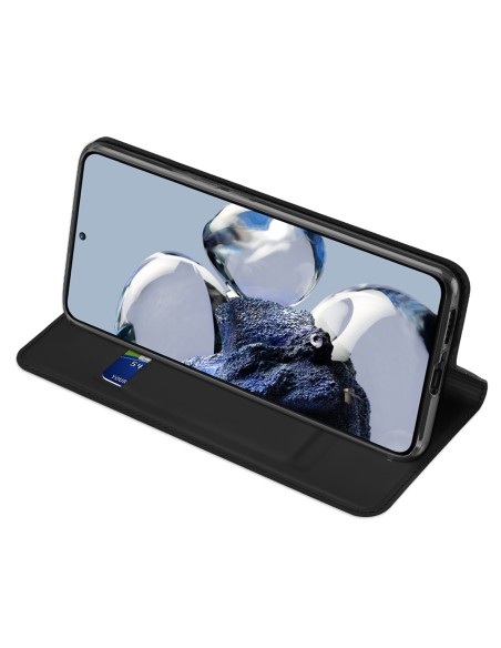 Dux Ducis Skin Pro dėklas Xiaomi 12T Pro / 12T piniginės dėklas, atverčiamas juodas dangtelis Dux Ducis Skin Pro dėklas Xiaomi 12T Pro / 12T piniginės dėklas, atverčiamas juodas dangtelis