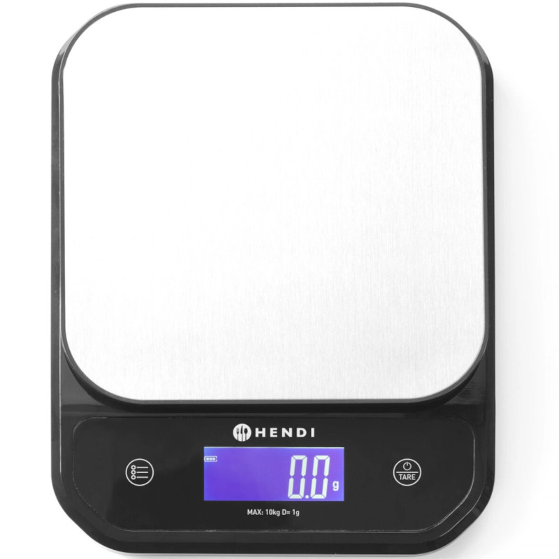 Elektroninės virtuvinės svarstyklės 10 000 g / 1 g - Hendi 580028