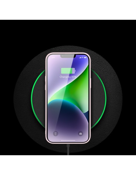 Dux Ducis Yolo dėklas iPhone 14 Plus, elegantiškas dangtelis iš ekologiškos odos, rožinis Dux Ducis Yolo dėklas iPhone 14 Plus, elegantiškas dangtelis iš ekologiškos odos, rožinis