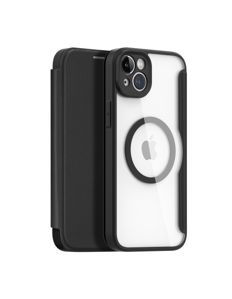 Dux Ducis Skin X Pro dėklas iPhone 14 Plus magnetinis MagSafe dangtelis su juodu atvartu Dux Ducis Skin X Pro dėklas iPhone 14 Plus magnetinis MagSafe dangtelis su juodu atvartu