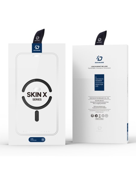 Dux Ducis Skin X Pro dėklas iPhone 14 Plus magnetinis MagSafe dangtelis su juodu atvartu Dux Ducis Skin X Pro dėklas iPhone 14 Plus magnetinis MagSafe dangtelis su juodu atvartu
