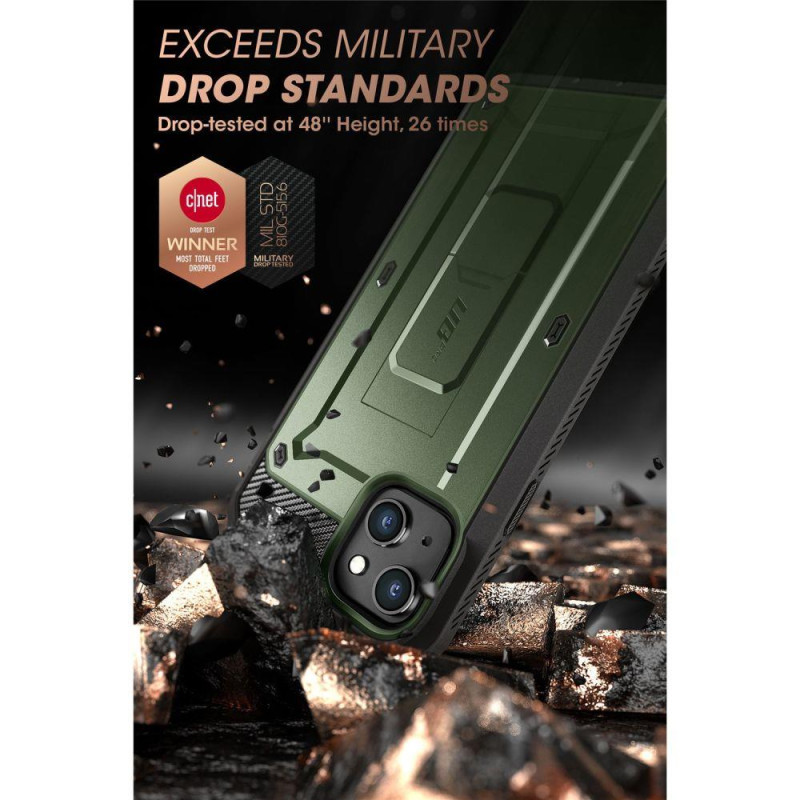 Supcase Unicorn Beetle Pro dėklas iPhone 14 Plus - žalias