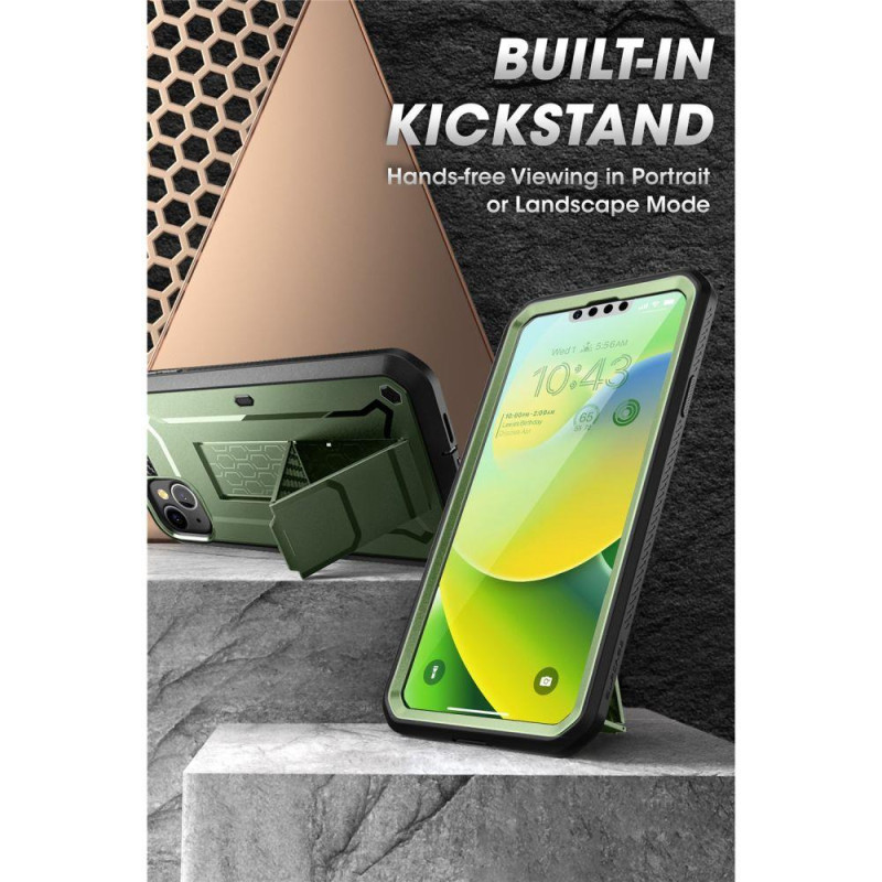 Supcase Unicorn Beetle Pro dėklas iPhone 14 Plus - žalias