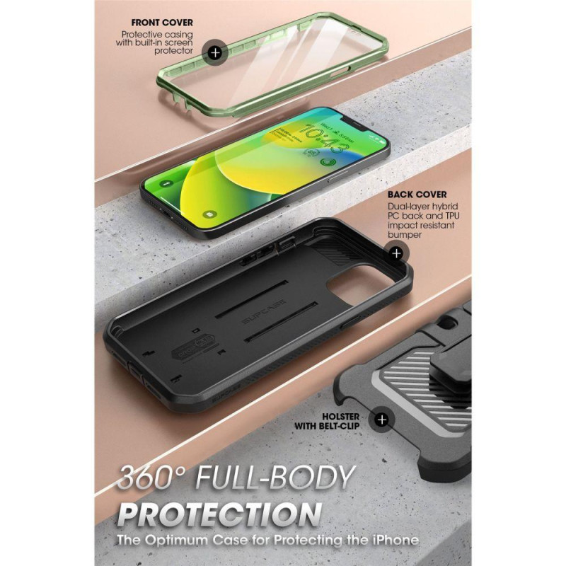 Supcase Unicorn Beetle Pro dėklas iPhone 14 Plus - žalias