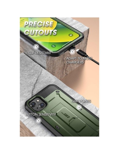 Supcase Unicorn Beetle Pro dėklas iPhone 14 Plus - žalias Supcase Unicorn Beetle Pro dėklas iPhone 14 Plus - žalias