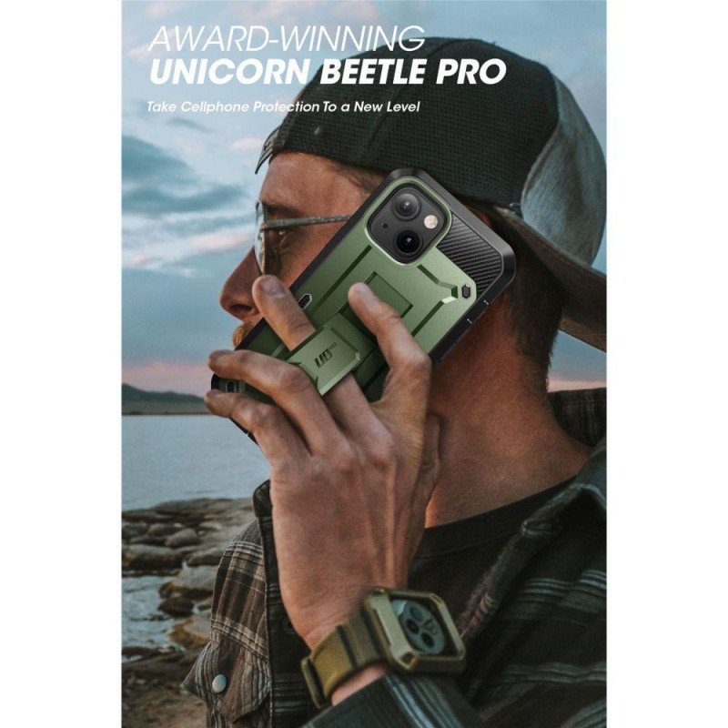 Supcase Unicorn Beetle Pro dėklas iPhone 14 Plus - žalias