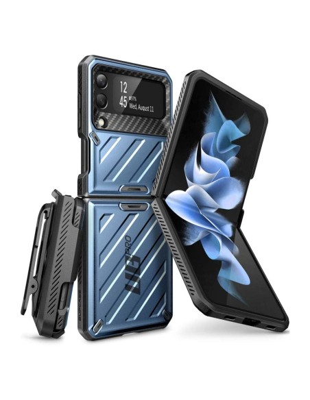 Unicorn Beetle Pro Supcase dėklas, skirtas Samsung Galaxy Z Flip 4 - mėlynas Unicorn Beetle Pro Supcase dėklas, skirtas Samsung Galaxy Z Flip 4 - mėlynas