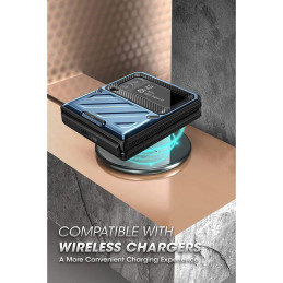 Unicorn Beetle Pro Supcase dėklas, skirtas Samsung Galaxy Z Flip 4 - mėlynas
