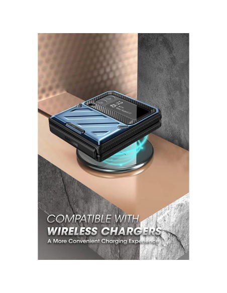 Unicorn Beetle Pro Supcase dėklas, skirtas Samsung Galaxy Z Flip 4 - mėlynas Unicorn Beetle Pro Supcase dėklas, skirtas Samsung Galaxy Z Flip 4 - mėlynas