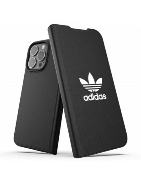 Adidas OR Booklet Case BASIC skirtas iPhone 13 Pro / iPhone 13 - juodai baltas Adidas OR Booklet Case BASIC skirtas iPhone 13 Pro / iPhone 13 - juodai baltas