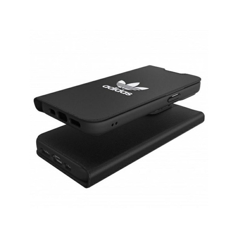 Adidas OR Booklet Case BASIC skirtas iPhone 13 Pro / iPhone 13 - juodai baltas