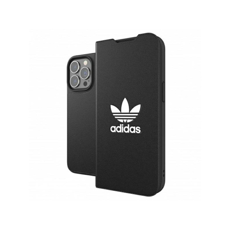 Adidas OR Booklet Case BASIC skirtas iPhone 13 Pro / iPhone 13 - juodai baltas