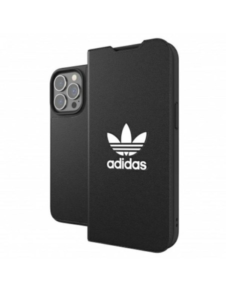 Adidas OR Booklet Case BASIC skirtas iPhone 13 Pro / iPhone 13 - juodai baltas Adidas OR Booklet Case BASIC skirtas iPhone 13 Pro / iPhone 13 - juodai baltas