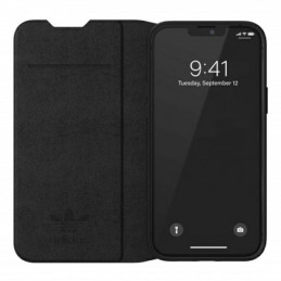 Adidas OR Booklet Case BASIC dėklas skirtas iPhone 13 Pro Max - juodai baltas