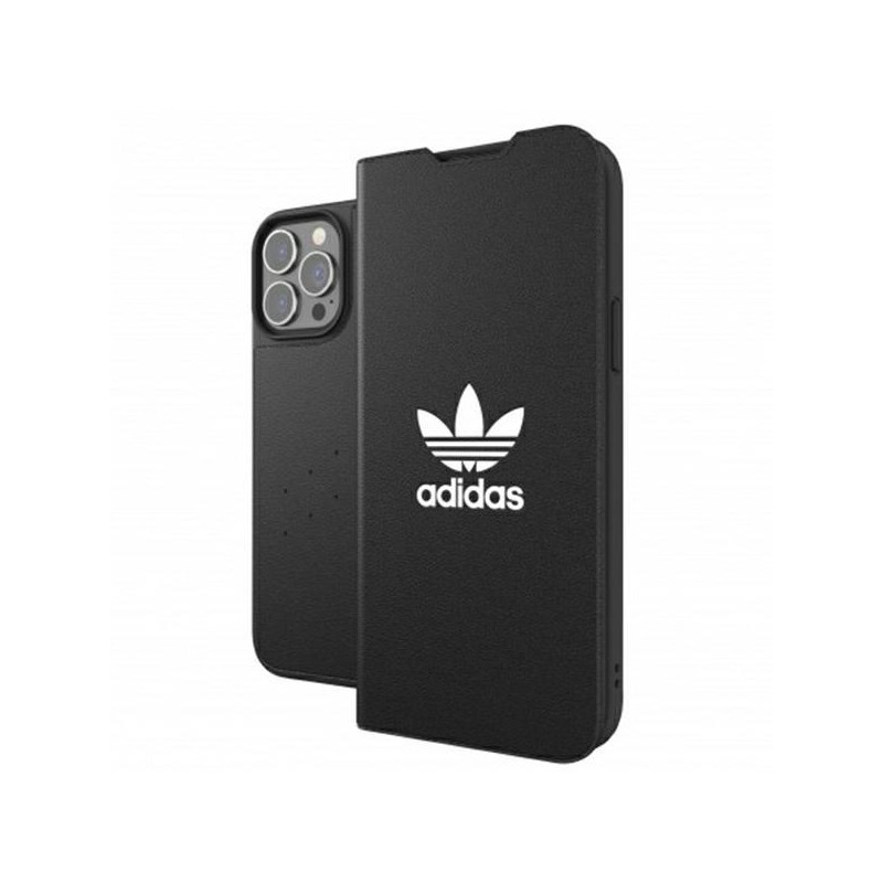 Adidas OR Booklet Case BASIC dėklas skirtas iPhone 13 Pro Max - juodai baltas