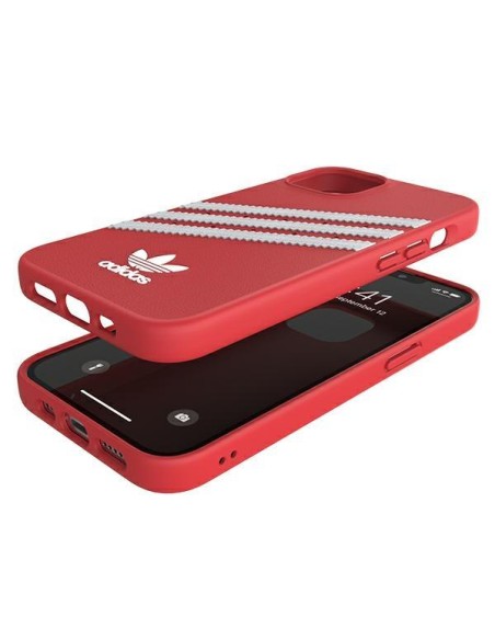 Adidas OR Molded Case PU, skirtas iPhone 13 Pro / iPhone 13 - raudonas