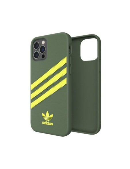 Adidas OR Molded Case PU, skirtas iPhone 12 Pro / iPhone 12 - žalias Adidas OR Molded Case PU, skirtas iPhone 12 Pro / iPhone 12 - žalias