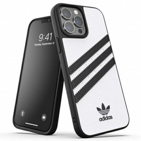 Adidas OR Molded Case PU, skirtas iPhone 13 Pro Max - baltas