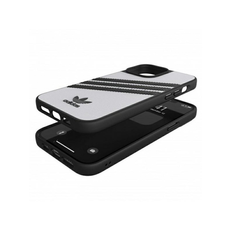 Adidas OR Molded Case PU, skirtas iPhone 13 Pro Max - baltas