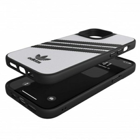 Adidas OR Molded Case PU, skirtas iPhone 13 Pro Max - baltas