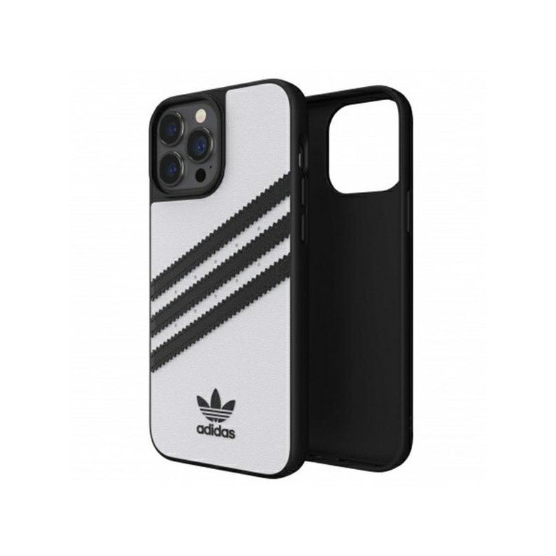 Adidas OR Molded Case PU, skirtas iPhone 13 Pro Max - baltas