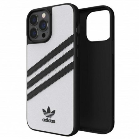 Adidas OR Molded Case PU, skirtas iPhone 13 Pro Max - baltas