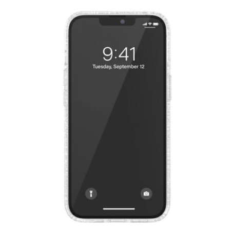 Adidas OR Protective Clear Case Glitter dėklas, skirtas iPhone 13 Pro / iPhone 13 - skaidrus ir sidabrinis Adidas OR Protective Clear Case Glitter dėklas, skirtas iPhone 13 Pro / iPhone 13 - skaidrus ir sidabrinis