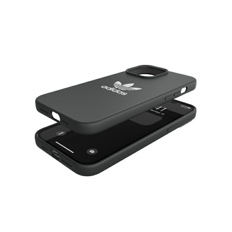 Adidas OR silikoninis dėklas iPhone 13 Pro Max - juodas