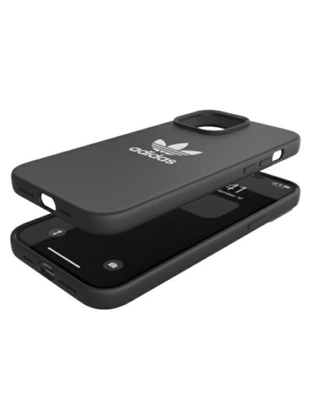 Adidas OR silikoninis dėklas iPhone 13 Pro Max - juodas Adidas OR silikoninis dėklas iPhone 13 Pro Max - juodas