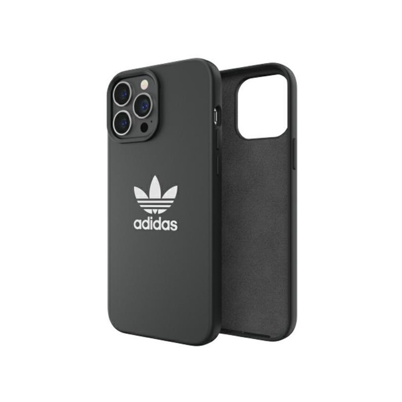 Adidas OR silikoninis dėklas iPhone 13 Pro Max - juodas