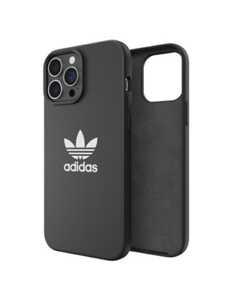 Adidas OR silikoninis dėklas iPhone 13 Pro Max - juodas Adidas OR silikoninis dėklas iPhone 13 Pro Max - juodas