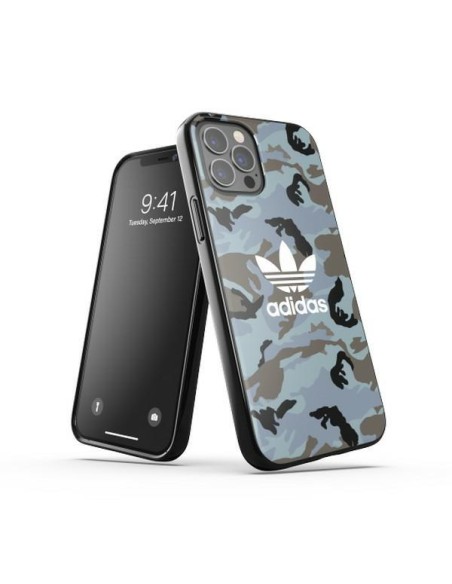 Adidas OR SnapCase Camo dėklas, skirtas iPhone 12 / iPhone 12 Pro – mėlyna ir juoda Adidas OR SnapCase Camo dėklas, skirtas iPhone 12 / iPhone 12 Pro – mėlyna ir juoda